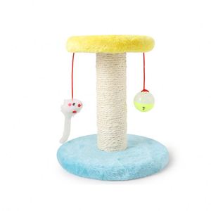 คอนโดแมวไม้จริงพร้อมที่ข่วนเล็บ แบบเต็มพื้นที่สูงจากพื้นจรดเพดาน พร้อมแท่นกระโดดและบ้านสำหรับสัตว์เลี้ยง - Product Image 4