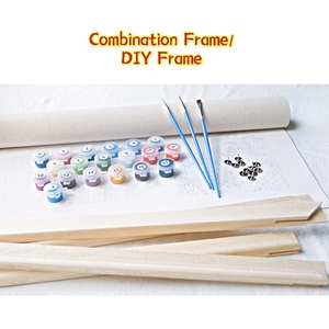<span class=keywords><strong>Pintura</strong></span> por Números, <span class=keywords><strong>Pintura</strong></span> Hecha a Mano sobre Lienzo, <span class=keywords><strong>Pintura</strong></span> por Números DIY, Pinturas al Óleo sobre Lienzo para Decoración del Hogar - Product Image 5