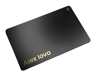Cartes RFID intelligentes en PVC noir vierges imprimables, format CR80 85,5*54*0,9 mm, 13,56 MHz, 216 213 <span class=keywords><strong>215</strong></span> NFC, fourniture d'usine - Product Image 5