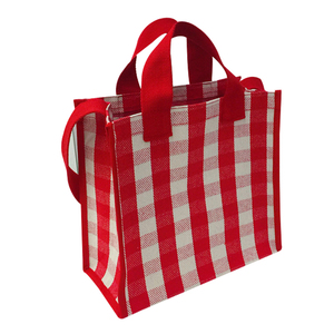 3 dimensioni possono scegliere il nuovo Design popolare grande capacità moda griglia Girs tote tela cotone shopping bag borse da donna - Product Image 2