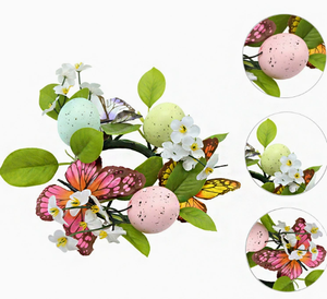 Guirnalda Artificial DAMAI con Huevos de Pascua y Mariposas para Decoración Creativa, Lazo de Flores con Huevos de Pascua para Decoración del Hogar - Product Image 4