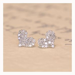 Bijoux de luxe Xinfly, boucles d'oreilles en or véritable 18 carats et diamants naturels pour enfants, dames et femmes - Product Image 1