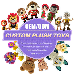 Yüksek Kaliteli Özel Yapım Karikatür Hayvan Peluş Oyuncaklar Promosyon OEM Peluş Süper Yumuşak Kumaş PP Pamuk Dolgulu - Product Image 6