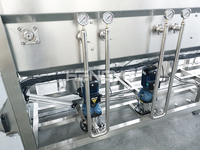 Machine de remplissage automatique d'eau pour bouteilles jetables, compatible avec les fûts PET unidirectionnels de 3-5 gallons (20L) pour usine d'eau.