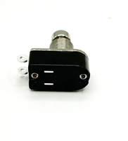 Pédale à bouton-poussoir momentané à toucher doux Terwin 13 mm SPST, 2 broches, pour guitare, prix usine