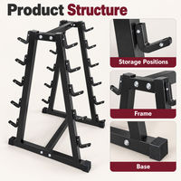 Support de rangement pour haltères pour salles de sport commerciales et studios d'entraînement, solution de rangement pour barres et planification de l'aménagement des salles de musculation pour acheteurs B2B, équipements de gym