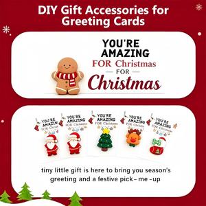 Biglietti d'Auguri Natalizi in Resina con Abbracci Emotivi, Regali per Amici, Famiglia, Colleghe, Dipendenti, Omaggi di Apprezzamento per le Festività - Product Image 3