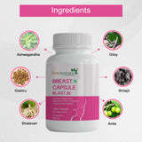 Cápsulas Reafirmantes de Senos para Mujer, Cápsulas Ayurvédicas para Reducir el Tamaño del Busto, Suplemento Herbal, Suplemento de Bienestar, Venta al por Mayor - Product Image 4