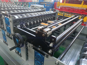 Máquina Formadora de Rollos de Tejas de Doble Capa, Maquinaria para Fabricar Tejas, Máquina Formadora de Rollos de Tejas para Paneles de Pared - Product Image 3