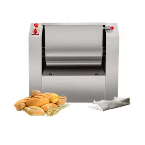 50KG lüks yatay ekmek hamur karıştırma makinesi ticari Pizza hamur makinesi un karıştırıcı endüstriyel hamur yoğurma