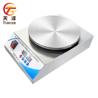 Crêpière électrique commerciale 3500W en acier inoxydable Crêpes et crêpes Machine de cuisson Chapati Tortilla faisant la machine