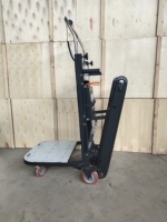 Carretilla Eléctrica para Subir Escaleras de 500 kg, Batería de Litio de 48V72Ah, Carretilla Manual Motorizada Plegable para Transportar Mercancías, 1000 W, Alta Resistencia