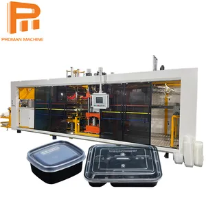 High quality fully automatic plastic making vacuum thermoforming machine plant in Poland