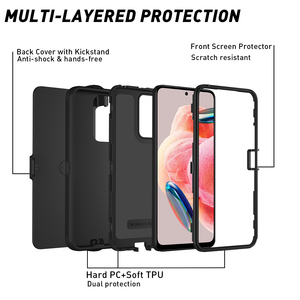 Vente chaude Produits Conception 360 protection Couvre Personnalisé antichoc mat PC coques de téléphone portable pour Redmi Note 12 <span class=keywords><strong>4</strong></span> <span class=keywords><strong>G</strong></span> étui - Product Image 5