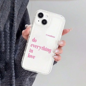 เคสโทรศัพท์กันกระแทกกันน้ำ TPU ลายโบว์รักพิมพ์ตัวอักษร หนา 1.5 มม. สำหรับ 8/11/12/13/<span class=keywords><strong>14</strong></span>/15/16/17 - Product Image 2