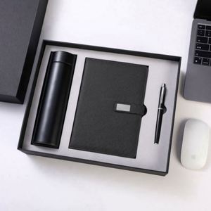 Set de Regalo Creativo Verde Oscuro con Logotipo Empresarial Impreso, Taza Térmica y Cuaderno para Regalos Inteligentes - Product Image 5