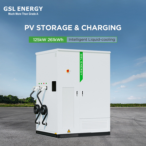 Système de stockage d'énergie hors réseau GSL Energy BESS refroidi par air 140 KWh, système de stockage d'énergie commercial et industriel Lifepo4, charge photovoltaïque pour véhicules - Product Image 2