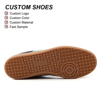OLICOM Chaussures de sport décontractées de style classique allemand en cuir de vachette, confortables et tendance, pour homme
