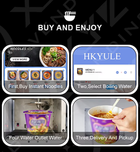 55 inch màn hình cảm ứng xy trục thang máy hoàn toàn tự động ngay lập tức mì nước nóng Ramen Máy bán hàng tự động cho nhà hàng - Product Image 4