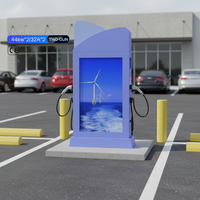 Station de recharge sur pied IP54 44 kW 32A double Type 2 AC rapide, nouvelle génération, pour véhicules électriques (EV) - Fabricant OEM/ODM chinois