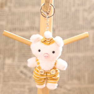 Adorable Peluche <span class=keywords><strong>de</strong></span> <span class=keywords><strong>Cerdito</strong></span> con Estampado Floral, Muñeco <span class=keywords><strong>de</strong></span> Peluche, Colgante para Bolso, Llavero, Marioneta <span class=keywords><strong>de</strong></span> Trapo, 11cm - Product Image 4