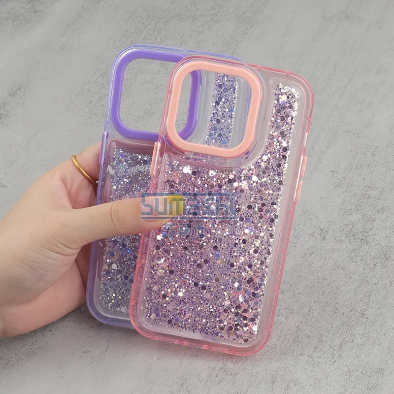 Modern Stylish Shiny Phone Case Design For Iphone 14 13 12 Phone Case Glitter Bling Girls Phone Cover For Iphone 14 Pro Max