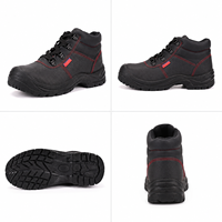 Chaussures de sécurité à embout d'acier anti-perforation avec doublure en maille respirante pour l'été, idéales pour l'usine et les chantiers, en cuir double couche anti-perforation