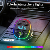 Cargador de Coche GXY con Doble Carga Rápida USB-C PD 12-24V, Indicador LED, Función de Monitoreo, Cable Retráctil, Diseño Portátil