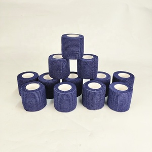 Niño Pet Sports Hand Tear Able <span class=keywords><strong>Vendaje</strong></span> autoadhesivo Venta al por mayor Cachorro <span class=keywords><strong>Perro</strong></span> Cinta de <span class=keywords><strong>vendaje</strong></span> cohesivo Vendajes azules - Product Image 1