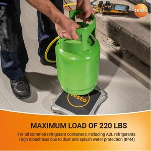 Juego de básculas para refrigerantes Testo 560i con control por aplicación y bolsa de transporte para pesaje de precisión - Product Image 2