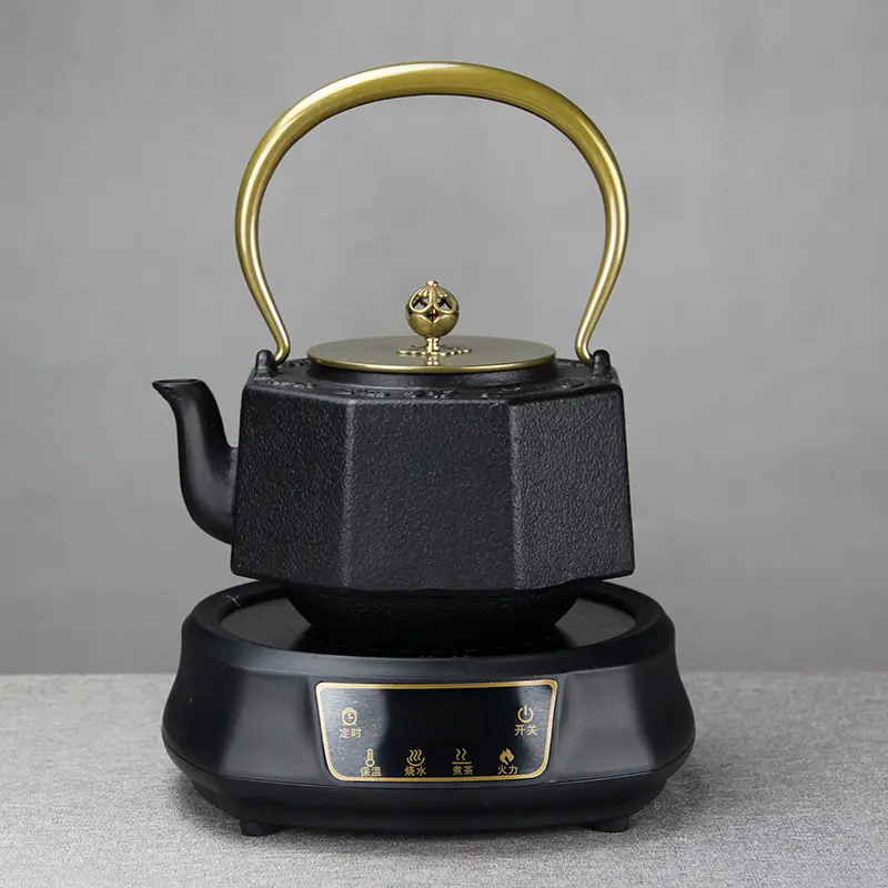 Funky Novelty Unique Portable Chinese Cast Iron Teapot And Cup Set