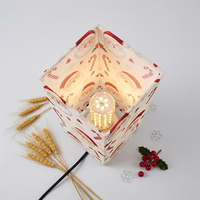 Lámpara de Mesa Festiva para Decoración de Navidad y Halloween, con Portalámparas E26, Lámpara de Noche de Tela para Mesa de Noche con Bombilla LED de 9W y 3 Colores Atenuables