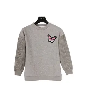 เด็กเครื่องแต่งกายสต็อก Lot แขนยาววัยรุ่น 'Unicorn พิมพ์เสื้อ Pullover Fit 6-15Y แบรนด์สต็อกจำนวนมาก