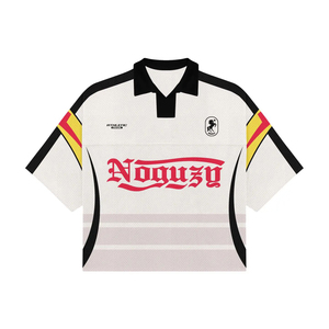 Tùy Chỉnh Bóng Bầu Dục Jersey Lưới Polyester Retro Polo Bóng Đá Áo Sơ Mi Thời Trang Dạo Phố Mỹ Retro Bóng Đá Jersey - Product Image 4