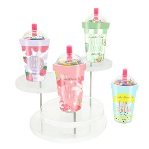 Kit de baume à lèvres bébé Non toxique bio fruits enfants crème glacée <span class=keywords><strong>usine</strong></span> professionnelle vendre des échantillons gratuits clair enfants rouge à lèvres Gel ABS 26g - Product Image 2