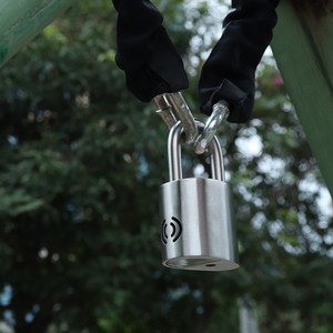 Cadenas d'<span class=keywords><strong>alarme</strong></span> de sécurité antivol intégré de 120Db cadenas de sécurité avec <span class=keywords><strong>alarme</strong></span> pour casiers cadenas intelligent - Product Image 4