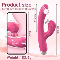 Vibrateur G-Spot vibrant et suceur, jouet sexuel puissant pour stimulation clitoridienne, jouet sexuel vibrant pour femmes, vente chaude