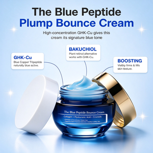 Crème OEM GHK Cu Tripeptide de Cuivre 1 Hyaluronate de Sodium Beurre de Karité Raffermissante Anti-rides - Product Image 1
