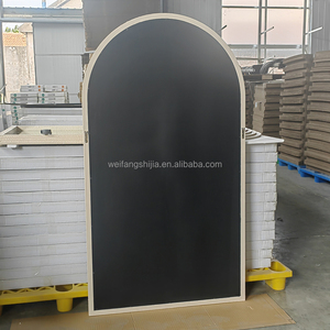 Rustic Luxury <strong>Extra</strong> <strong>Large</strong> Solid Wood Framed Arched <strong>Wall</strong> Mounted Eco-friendly Lightweight Shatterproof Full Body Length <strong>Mirror</strong> - Product Image 3