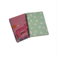 Carnet d'exercices scolaire A4 ligné carré 100 feuilles à spirale, vente en gros d'usine, pour l'Amérique du Sud
