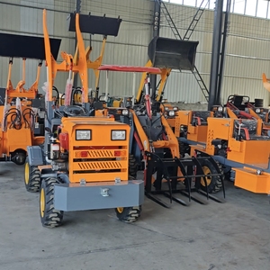 Sản xuất tại Trung Quốc đa mục đích Mini Front-End loader nhỏ tất cả các địa hình Điện Xe Nâng Bánh Xe tải giá - Product Image 3
