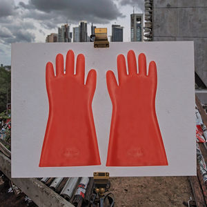 Luvas de isolamento elétrico de alta qualidade para eletricistas Luvas isolantes de alta tensão 35kv - Product Image 3