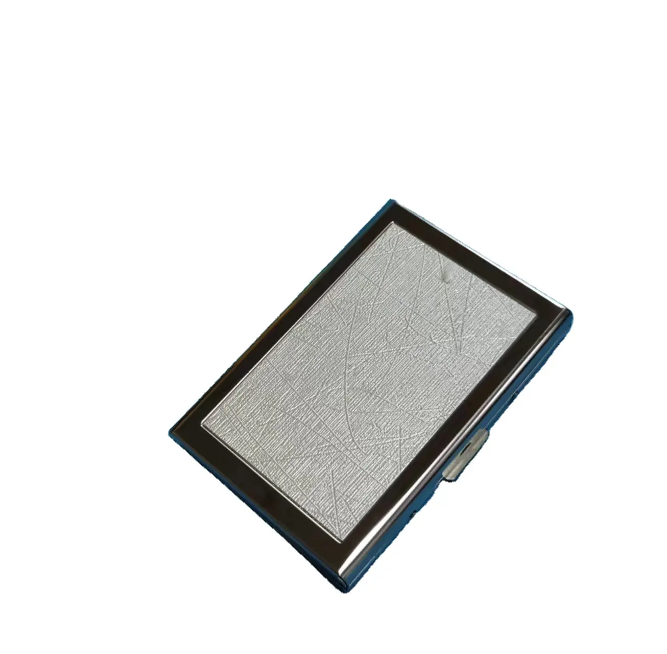 중국 전문 제조업체의 스테인레스 스틸 카드 홀더 RFID 차단 신용 카드 홀더 가죽 지갑