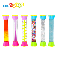 EDUsense 6 bouteilles sensorielles en ABS pour enfants autistes - Jouets d'ergothérapie pour soulager l'anxiété, coin calme visuel liquide