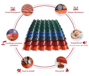 กระเบื้องห<span class=keywords><strong>ล</strong></span>ังคาพีวีซีกันน้ำสำหรับวัสดุก่อสร้างจากกวางตุ้ง ฝอซาน แผ่นหลังคาพลาสติกสมัยใหม่สำหรับงานก่อสร้าง กระเบื้องห<span class=keywords><strong>ล</strong></span>ังคาพลาสติกสไต<span class=keywords><strong>ล</strong></span>์สเปนสำหรับบ้าน - Product Image 4