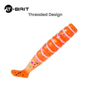 Nuova esca da pesca per Wobbler da 4Cm/1.1G carpa <span class=keywords><strong>spigola</strong></span> 6 colori T coda morbida <span class=keywords><strong>esche</strong></span> da pesca in <span class=keywords><strong>Silicone</strong></span> artificiale - Product Image 6