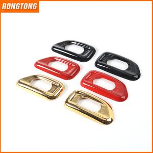 Bouton de commutateur de porte de voiture couvercle de décoration bouton de verrouillage <span class=keywords><strong>Central</strong></span> de voiture couvercle de garniture de cadre de décoration pour Jeep Wrangler JK2011-2017 - Product Image 1