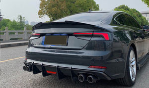 Diffusore Posteriore in Fibra di Carbonio per <span class=keywords><strong>Audi</strong></span> <span class=keywords><strong>A5</strong></span> S5, Stile S5 con Spoiler Sottoparaurti e Terminale di Scarico, per Modelli 2017 2018 <span class=keywords><strong>2019</strong></span> - Product Image 5