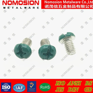 Visserie pour meubles Nomosion, acier inoxydable 304, tête cruciforme, revêtement vert, entièrement filetée, pour utilisation sur métal, norme ISO - Product Image 2