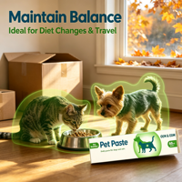 Complément alimentaire quotidien en pâte pour animaux de compagnie, marque privée OEM, pour chiens et chats, naturel, toutes races.